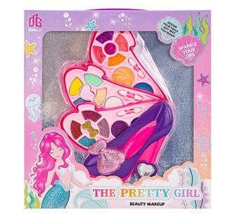 Nail comb disguised as toy high heels DIY three-layer rotating box   ITEM NO.： W057842