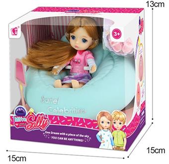 5-inch fashionable doll with full enamel sofa storage jar   ITEM NO.： W051020