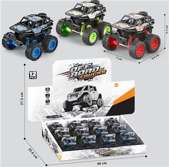 Warrior off-road vehicle (3 mixed models) graffiti style   ITEM NO.： W049080