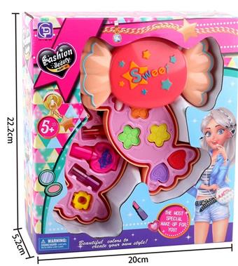 Factory version 2-layer new candy and cosmetics set   ITEM NO.： W058160