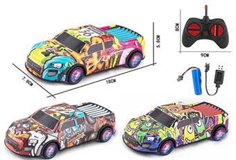 27 frequency 1:24 four-way pickup truck alloy graffiti remote control car with lights   ITEM NO.： W060804