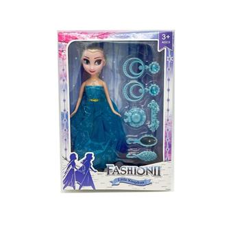 9-inch solid body, active hand, Frozen with hat, necklace, vacuum formed accessories   ITEM NO.： W055569