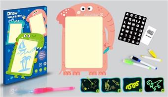 Elephant dual-purpose luminous writing board-A3   ITEM NO.： W056131