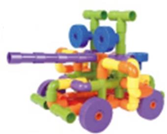 120pcs water pipe splicing blocks   ITEM NO.： W043630
