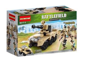 Military Series - Light Tank Vehicles 36pcs   ITEM NO.： W046144