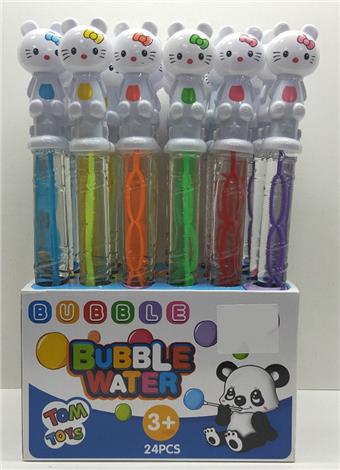 Colorful Cat Bubble Stick (24 pieces)   ITEM NO.： W043020