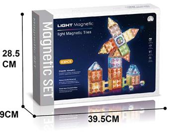 7.5CM Star Diamond Magnetic Film Lighting Theme 83P   ITEM NO.： W046686