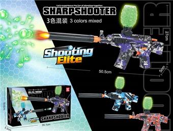Luminous Spitfire Hand Automatic Electric AK Water Bullet Gun   ITEM NO.： W064895