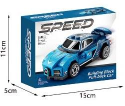 Four grid regenerative car Bugatti 64PCS low-priced impulse model   ITEM NO.： W044632