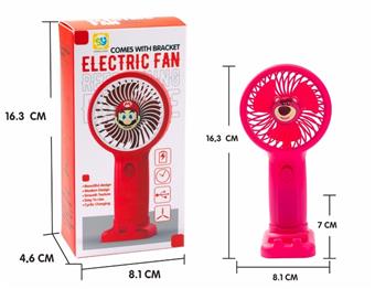 Strawberry Bear Portable Fan with Base   ITEM NO.： W042086