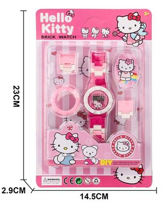 KT Cat Master Electronic Building Block Watch   ITEM NO.： W061423