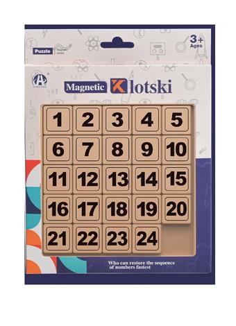 English 5 * 5 magnetic number Huarongdao   ITEM NO.： W046604