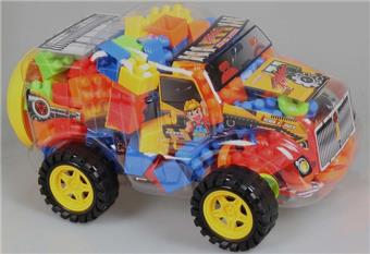 Engineering Series - Large Tractor Multi color Mixed Weighing 540g (Approximately 120PCS)   ITEM NO.： W045355
