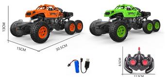 1: 16 Five way Light Six wheel Skeleton Climbing Vehicle   ITEM NO.： W060653