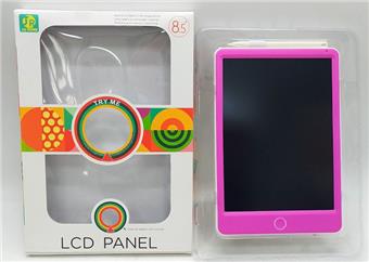 LCD writing board color 8.5-inch (with vacuum sealed delivery battery, screwdriver, and pen)   ITEM NO.： W056582