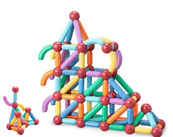 Magnetic Stick Building Blocks 127P (Tested in Europe)   ITEM NO.： W046815