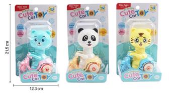 Cute animal pressure car   ITEM NO.： W042188