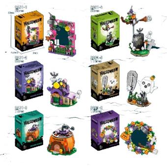 Halloween Six in One Ghost House   ITEM NO.： W044926