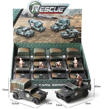 Inertial Hummer military vehicle (8 units, 2 mixed models)   ITEM NO.： W041757