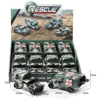 Inertial Hummer military vehicle (8 units, 2 mixed models)   ITEM NO.： W041750