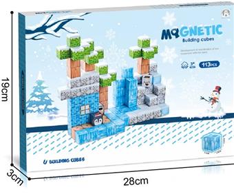 Ice and Snow Theme 2CM Magnetic Block 113P   ITEM NO.： W046766
