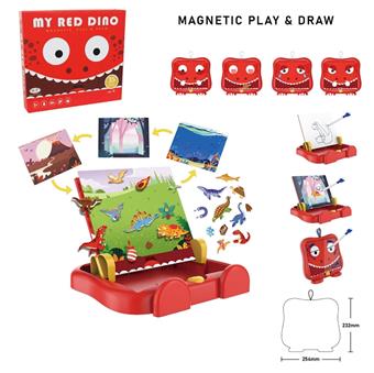 Dinosaur Scene Learning Box (Small)   ITEM NO.： W061605