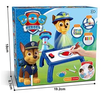 Wangwang Team Small Table Projection Light (Blue Dog Archie)   ITEM NO.： W056001