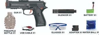 M92 Hand to Hand Integrated Water Supply Bullet Gun (Black)   ITEM NO.： W064703