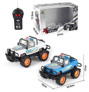 2-way remote control Land Rover off-road open top police car   ITEM NO.： W060526