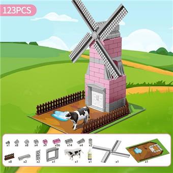 DIY construction expert (windmill)   ITEM NO.： W062021