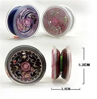 Iron double light yo yo (12pcs single price) red   ITEM NO.： W047963