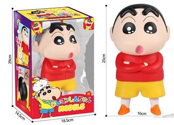 Small eyed holding hands Crayon Shin chan classic red piggy bank+Little white piggy bank   ITEM NO.： W051186
