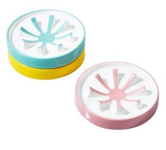 Cat and Dog Slow Food Bowl - Ceramic Flower shaped Slow Food Utensils   ITEM NO.： W062420