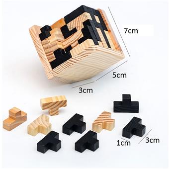 Wooden 54T Unlock Magic Fighting Puzzle Toy   ITEM NO.： W049410