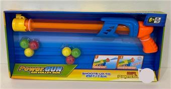 Transparent short water gun (with 6 EVA balls)   ITEM NO.： W066786