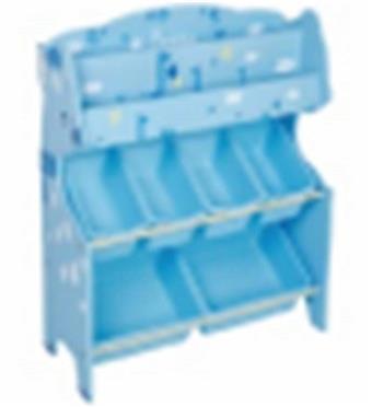 Small bookshelf deer multifunctional storage rack light blue   ITEM NO.： W043654