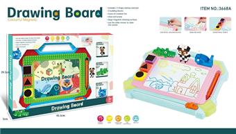 Magnetic writing board with building blocks   ITEM NO.： W056416