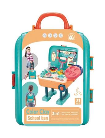 (New) Color clay storage backpack suitcase   ITEM NO.： W052129