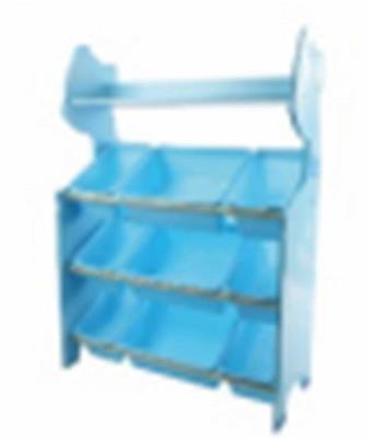 Large three-layer deer storage rack, light blue   ITEM NO.： W043651