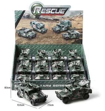 Inertial Hummer military vehicle (8 units per model)   ITEM NO.： W041751