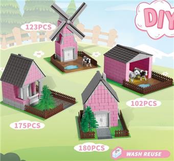 DIY Architecture Expert Nordic Town   ITEM NO.： W062062