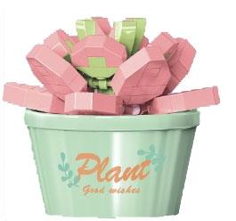 Strawberry Puff 97PCS Low Price Impulse Edition - Micro Particle Building Blocks   ITEM NO.： W044699