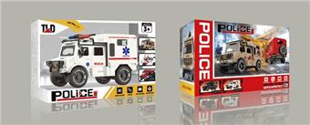 Inertial City Police Series - Ambulance (with lights and sound)   ITEM NO.： W047398