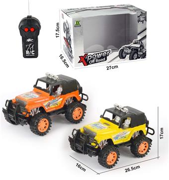 2-way remote control Jeep off-road full body racing car   ITEM NO.： W060517