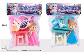 Children's Puzzle Play Toy Frozen Dressing Table DIY Girl Set   ITEM NO.： W043268