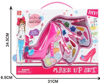 Factory version crystal shoe three-layer cosmetic box set   ITEM NO.： W058247