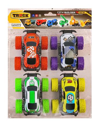 Dual inertia off-road tin car   ITEM NO.： W046981