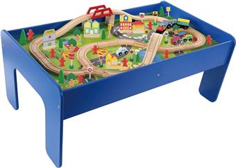 90PCS train track table set   ITEM NO.： W044309