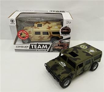 Inertial Hummer military vehicle with lighting and music   ITEM NO.： W041734