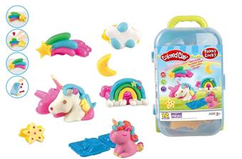 Unicorn series with 12 color clay   ITEM NO.： W053260